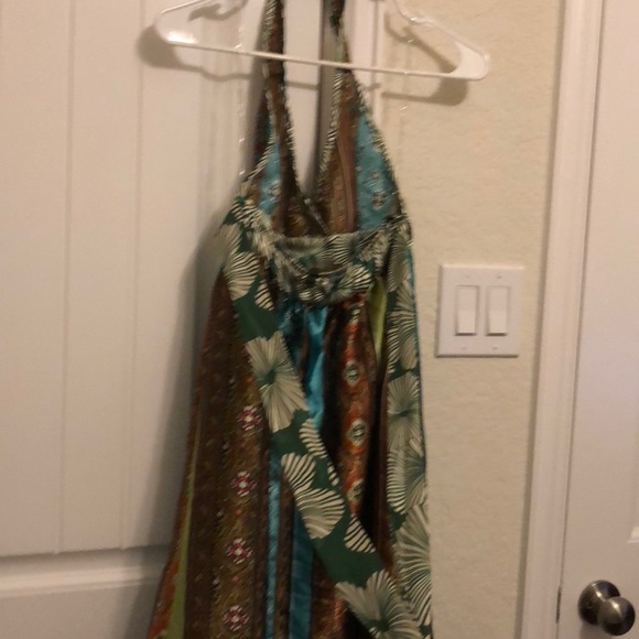 FOREVER 21//HALTER TOP DRESS•MULTI-COLOR - Picture 2 of 5